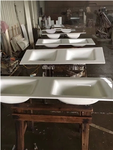 Nanoglass 3 Countertop with Basin, Crystallized Stone Countertop