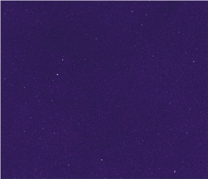 Pure Dark Purple Quartz Slabs & Tiles, Solid Surface Engineered Stone