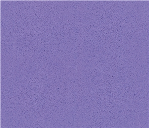 Pure Purple Quartz Slabs & Tiles, Solid Surface Engineered Stone