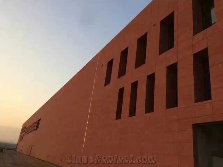 Red Sandstone Tiles for Wall Cladding