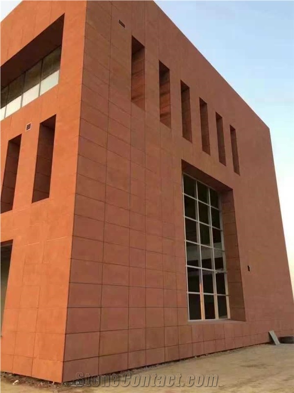 Red Sandstone Tiles for Wall Cladding