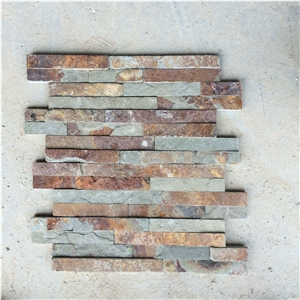 Split Natural Slate Culture Stone Used for Wall