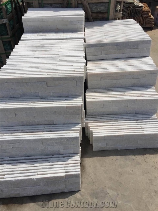 White Quartzite Cultural Stone Wall Tiles