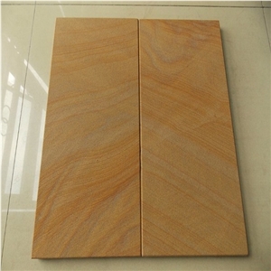 Yellow Wooden Sandstone for Floor Covering Yellow Wooden Sandstone for Floor Covering