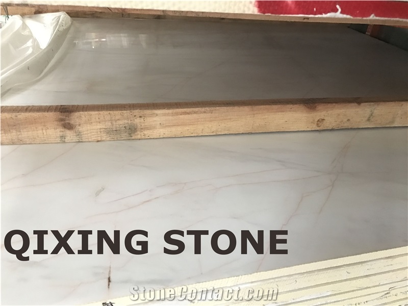 White Onyx with Red Vein Tiles & Slabs, Onyx Wall Covering