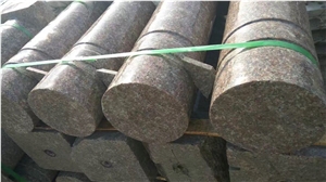China Black Granite Parking Stone, Polished and Flamed Outdoor Parking Barriers