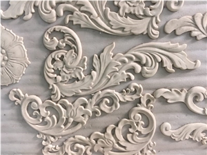 China White Marble Water Jet Interior Art Work,Hand Craved Crafts China White Marble Water Jet Interior Art Work,Hand Craved Crafts