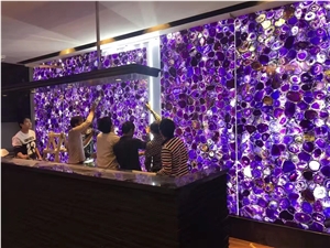 Purple Jade Semipercious Stone & Slabs, Wall Building Stone Slabs,Gemstone Decoration Stone