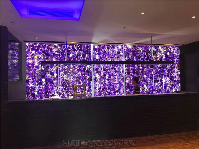 Purple Jade Semipercious Stone & Slabs, Wall Building Stone Slabs,Gemstone Decoration Stone