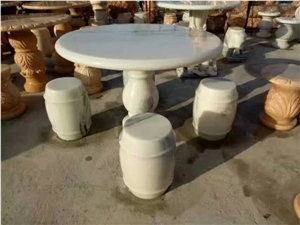 White Marble Round Table Marble Jade White Conference Tables for Decor White Marble Round Table Marble Jade White Conference Tables for Decor