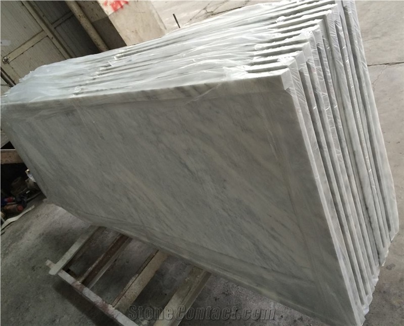 Bianco Carrara Marble Countertop ,Natural Polished White Kitchen Countertops,Bartop,Worktops, Manufacturer Price