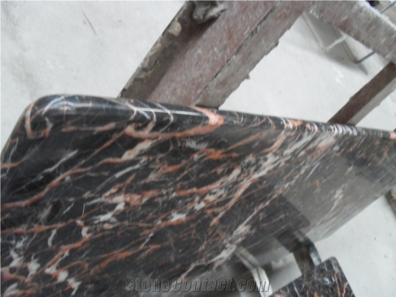 China Cuckoo Red/Azalea Red/ Marble Kitchen Countertop, Natural Polished Marble Kitchen Countertops, Bar Top, Worktops, Manufacturer Price