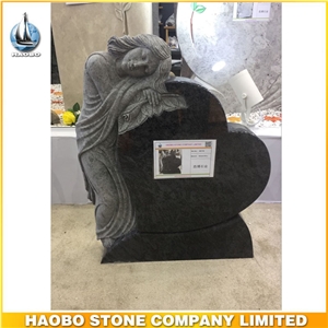 New Design Hand Carved Angel Granite Monument Headstone Tombstone