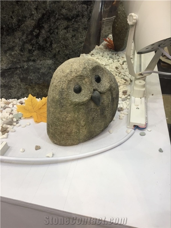 Stone Decorative Owl Garden Statues