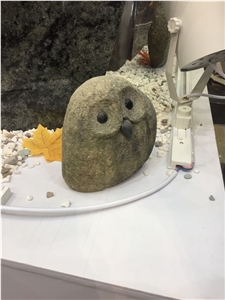Stone Decorative Owl Garden Statues