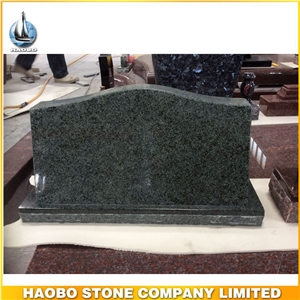 Wholesale Green Granite Monument American Style Serp Top Wholesale Green Granite Monument American Style Serp Top