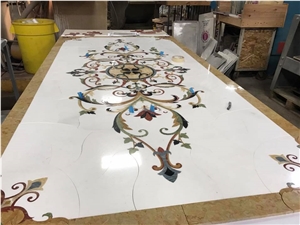 Waterjet Floor Medallions Waterjet Floor Medallions