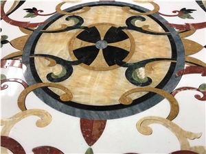 Waterjet Floor Medallions