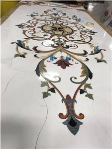 Waterjet Floor Medallions