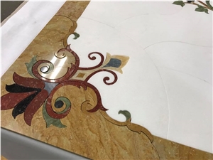 Waterjet Floor Medallions
