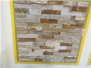 On Sale China Rusty Quartzite Cultured Stone, Wall Cladding, Stacked Stone Veneer, Corner Stone Clearance