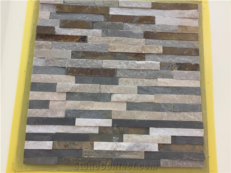On Sale China Rusty Quartzite Cultured Stone, Wall Cladding, Stacked Stone Veneer, Corner Stone Clearance