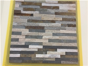 On Sale China Rusty Quartzite Cultured Stone, Wall Cladding, Stacked Stone Veneer, Corner Stone Clearance