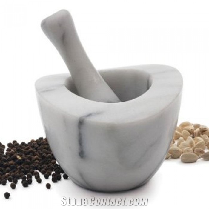 Marble Mortars & Pestles