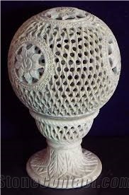 Soapstone Candle Holder