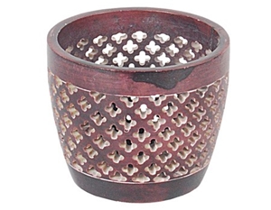 Soapstone Candle Holder