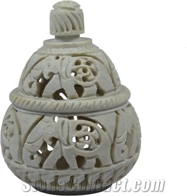 Soapstone Pot Purri Boxes