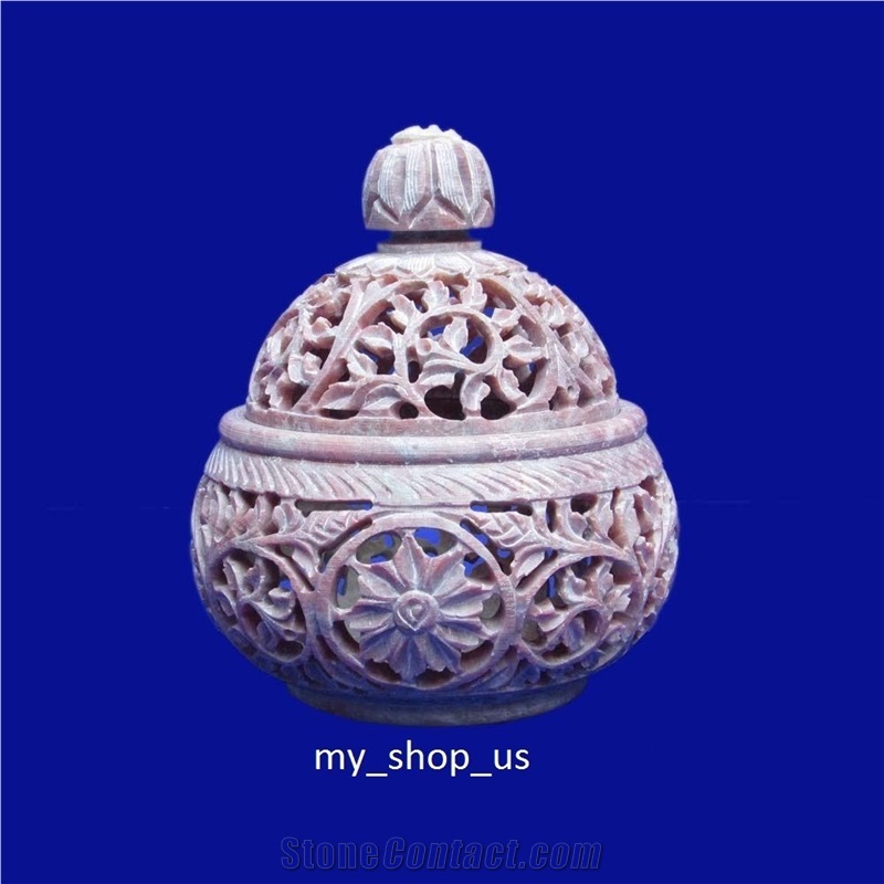 Soapstone Pot Purri Boxes