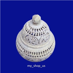 Soapstone Pot Purri Boxes