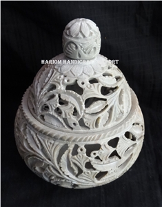 Soapstone Pot Purri Boxes