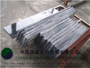 Black Marmoglass, Black Crystallized Stone