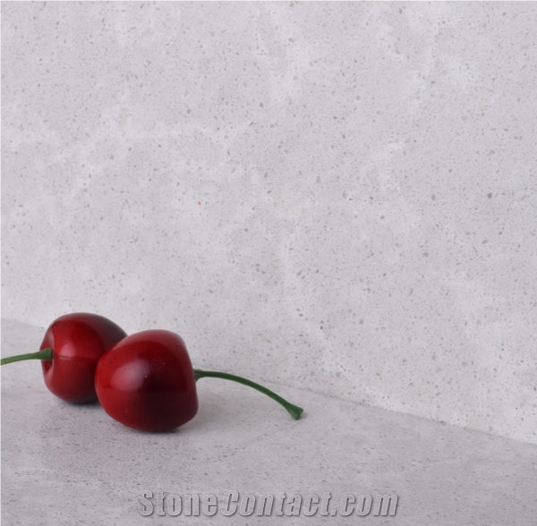 D3304 Quartz Stone Surfaces with White Veins Mainly for Countertops with High Gloss and Hardness
