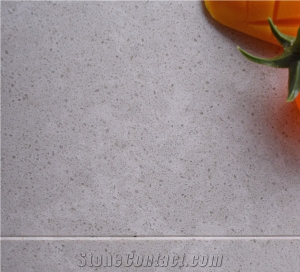 D3304 Quartz Stone Surfaces with White Veins Mainly for Countertops with High Gloss and Hardness
