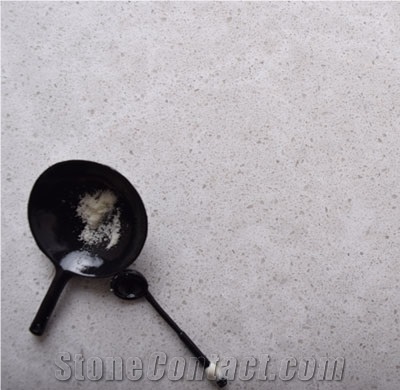 D3304 Quartz Stone Surfaces with White Veins Mainly for Countertops with High Gloss and Hardness