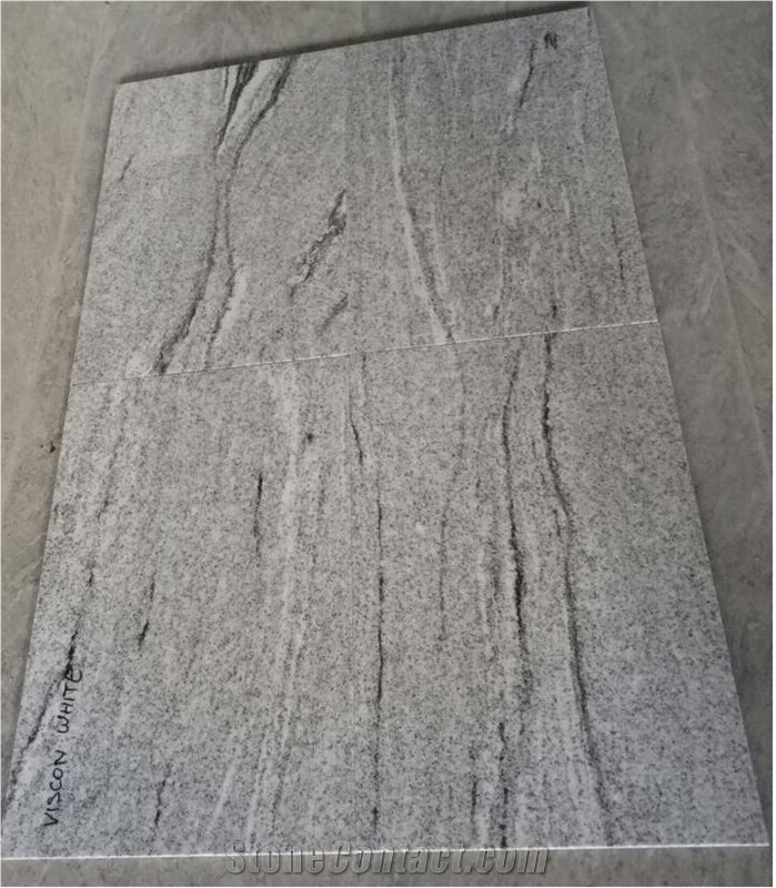 Viscon White Granite Tile,Viscount White Granite Tile, Viskont White Granite Polished Tile, Viscon White Granite Tile