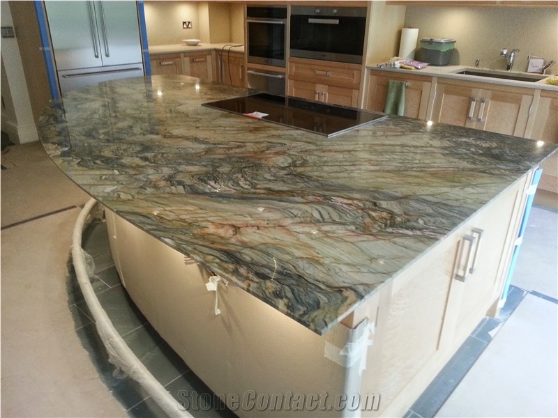 Fusion Quartzite Kitchen Island Top