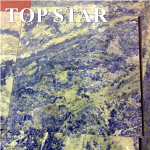Namibia Blue Sodalit Granite Stone Floor Tile for Luxury Villa Interior Decoration