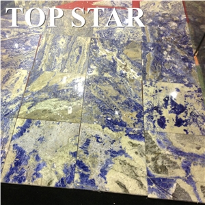 Namibia Blue Sodalit Granite Stone Floor Tile for Luxury Villa Interior Decoration