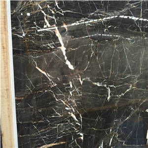 Polished Saint Laurent Brown Marble Slabs Tile
