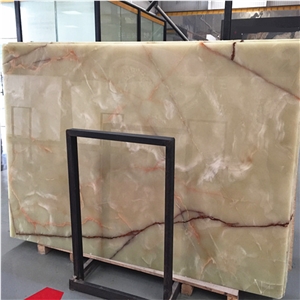 Translucent Onyx Stone Backlit Onyx Slab Tiles
