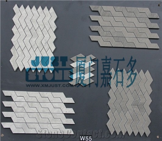 Grey Foussana Mosaic-Waterjet-W55-W56-W58-W60-W61/62-W63