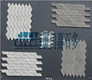 Grey Foussana Mosaic-Waterjet-W55-W56-W58-W60-W61/62-W63 Grey Foussana Mosaic-Waterjet-W55-W56-W58-W60-W61/62-W63