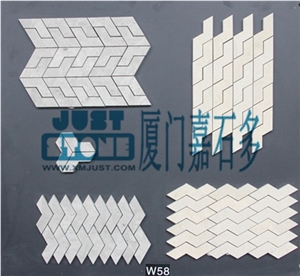 Grey Foussana Mosaic-Waterjet-W55-W56-W58-W60-W61/62-W63