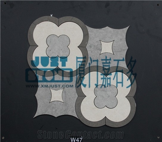 Limestone Mosaic-Waterjet-W45/46-W47-W49-W50/51-W52/53-W54/57