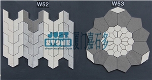 Limestone Mosaic-Waterjet-W45/46-W47-W49-W50/51-W52/53-W54/57