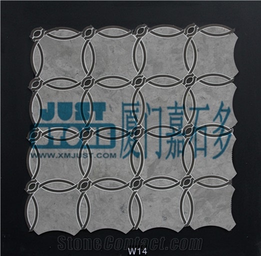 Mosaic,Waterjet,Diamond,Geometric,Wavy Line,Hexagonal,Speical,Animal,Honed,Polished,Natural,Stone,Mosaic Tile for Hotel,Kitchen,Bathroom Decoration,Grey Stone,Beige Stone,